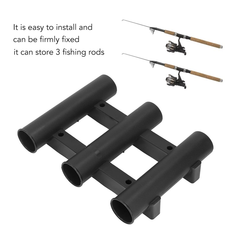 Rod Holder Multifunctional ABS Rod Holder with 4 Screws 3