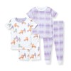 Burt's Bees Baby Girls' Pajamas, Tee and Pant 2-Piece Pj