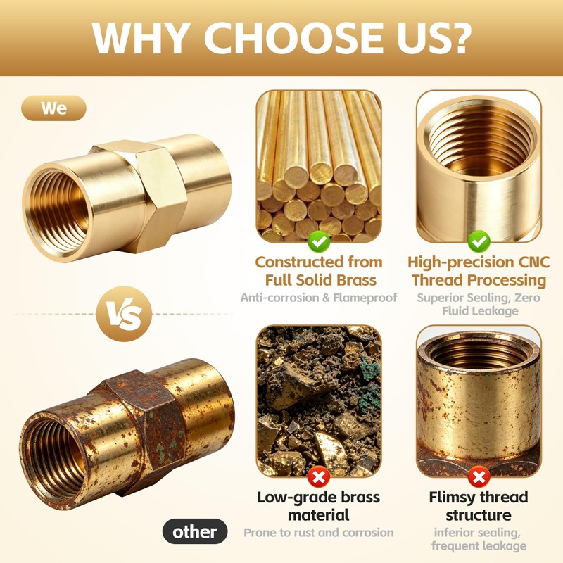 Brass Argon Hose Coupling, B Size 5/8 RH Female Quick