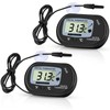 Zacro Pack of 2 LCD Digital Aquarium Thermometer Fish Tank