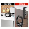 Wbgraceful Portable Purse Hook for Table - Foldable Handbag Hanger,
