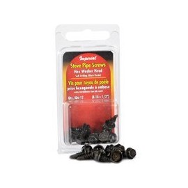 Imperial Manufacturing KK0170 Stove Pipe Screws Hex 12 Pieces