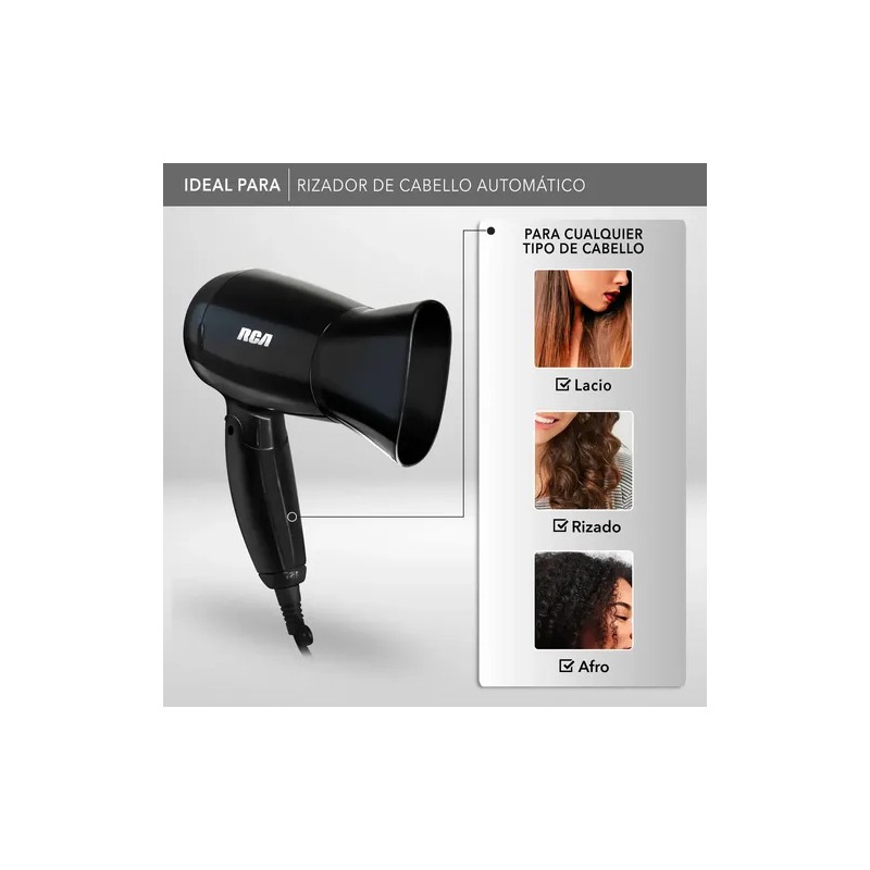 Rca Secadora Para Cabello De Mango Plegable Rc-p8 Belleza Color