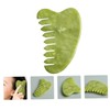 VICASKY Jade Massage Comb Wave-Shape Scalp Gua Sha Tool for