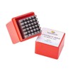 PandaHall Elite 36 Pcs Letter and Number Metal Stamp Set,