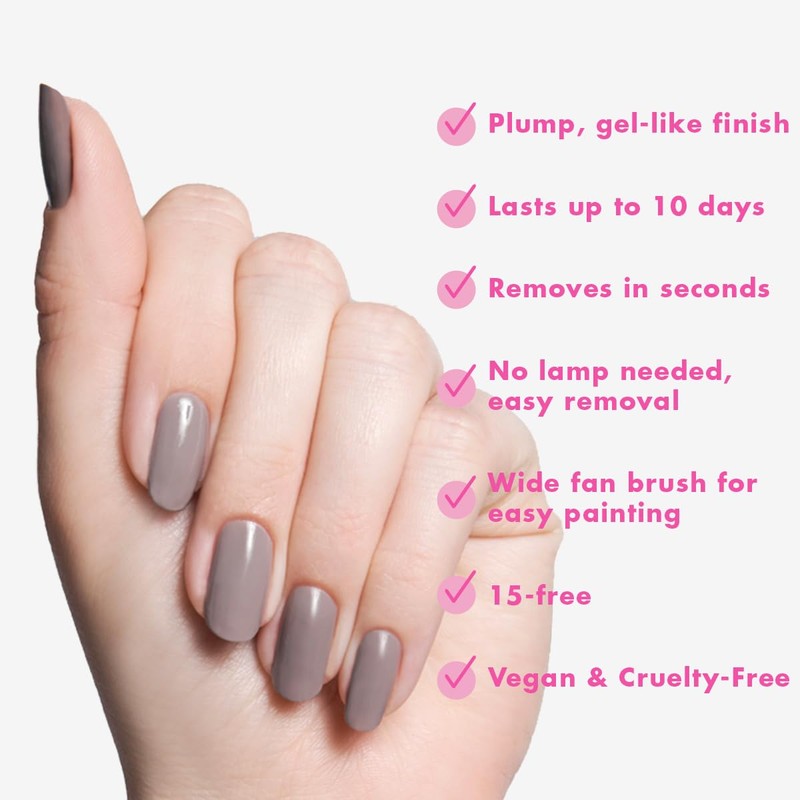 Olive & June Long-Lasting Nail Polish Plump, Gel-Like Finish No