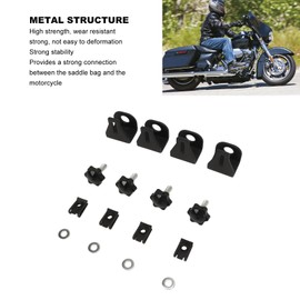 16PCS Saddle Bag Locks Mounting Screws, KIMISS Saddlebag Security System Theft Deterrent Bolts For Touring Models FLT FLHT FLHTCU FLHRC