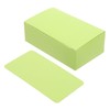 OHPHCALL 100pcs English Learning Cards Name Note Cards Corner Blank