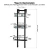 ODesign Over The Door Shower Caddy, 3-Tier Adjustable Hanging Caddy