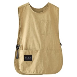 깨비다 방수 조끼 앞치마 롱 ver, 베이지, 1개 Kkaebida Waterproof Vest Apron Long Ver, Beige, 1 Piece