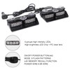 XRIDONSEN 2 in 1 Dash Emergency Strobe Lights Front/Rear Amber
