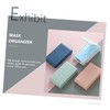 Mobestech 2pcs Facial Mask Storage Box Dust Mask Container Desk
