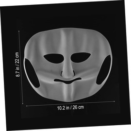 Beavorty 2pcs Steam Mask for Skin Nourishment Reusable White Mask Tool Unique Ear Hanging Design Prevents Essence Evaporation for and Facial Care