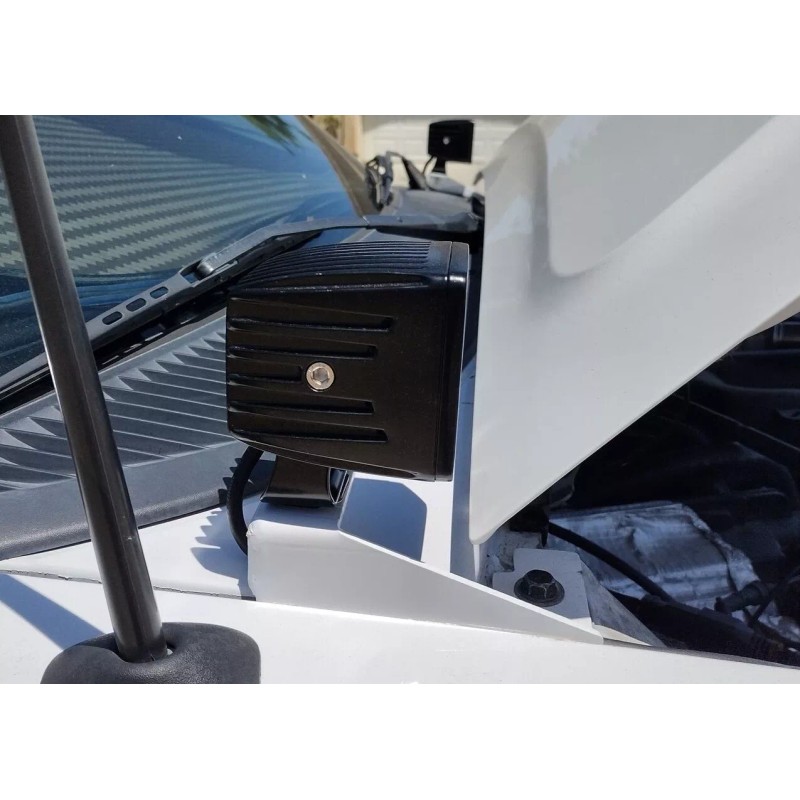 GoFastExplorers 91-01 Ford Explorer A Pillar Light Brackets With Mounting