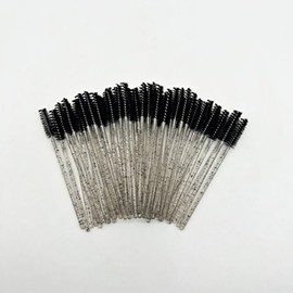 Mascara Brush 50 Pieces Eyelash Eyebrow Cleaning Screw - WFHTSOX / 마스카라 브러쉬 솔 50개입 속눈썹 눈썹정리 스크류-WFHTSOX