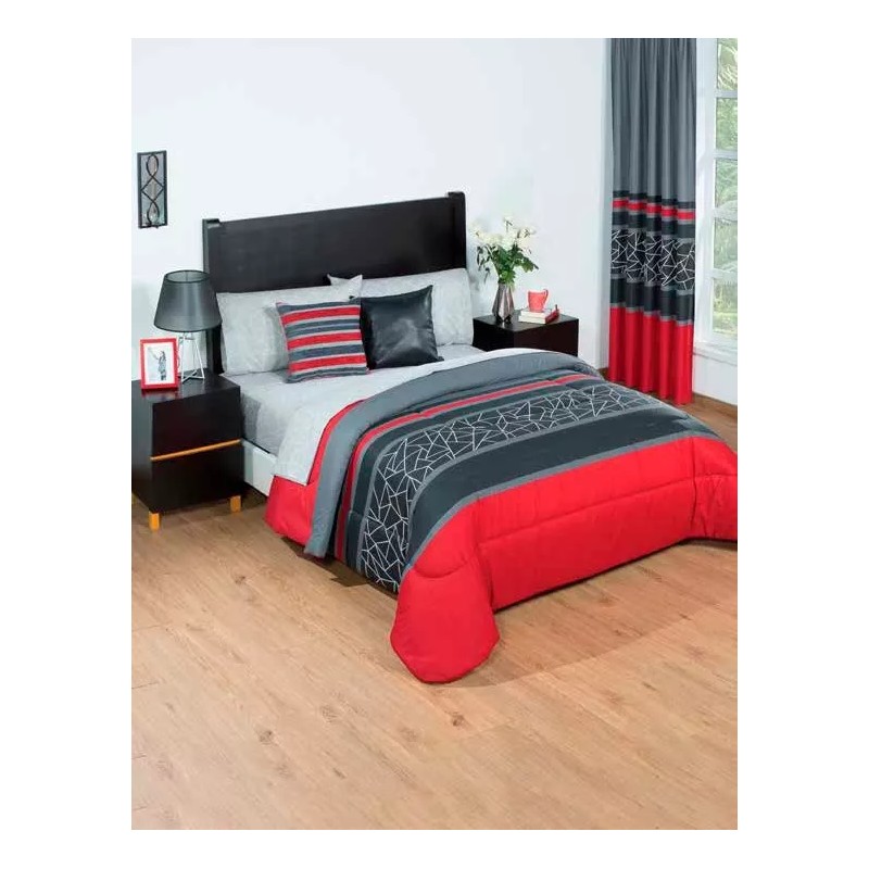 Elefantito Edredon King Size Con Sabanas Grafito Algodon Envio Gratis