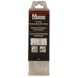 M.K. Morse RB618T25 6-by-3/4-by-0.035-Inch 18 TPI Bi-metal Reciprocating Saw Blade, 25-Pack