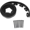 GOTOTOP Borde de Jardín de PE 5m con 15pcs Clavos