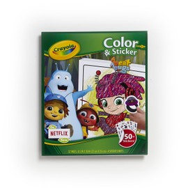 Crayola Beat Bugs Color & Sticker Book, Gift for Kids, Age 3, 4, 5, 6