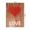 CraftMelonMelon 3D String Art Kit - Love Heart DIY Craft