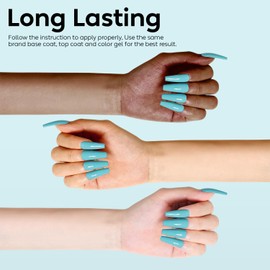 Nicedeco Hema Free Cruelty Free Vegan Gel Nail Polish, High Gloss Long Lasting Soak Off LED U V Gel Polish 1 Pcs 15ml - 338