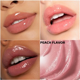 Apooliy Hydrating Lip Sleeping Mask,Mosturizing Lip Balm with Brush,Moisturizer for Dry Lip,Fruit Flavoured Lip Care