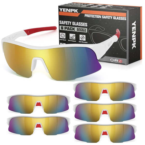 Safety Glasses for Men Women, ANSI Z87.1 Safety Glasses with