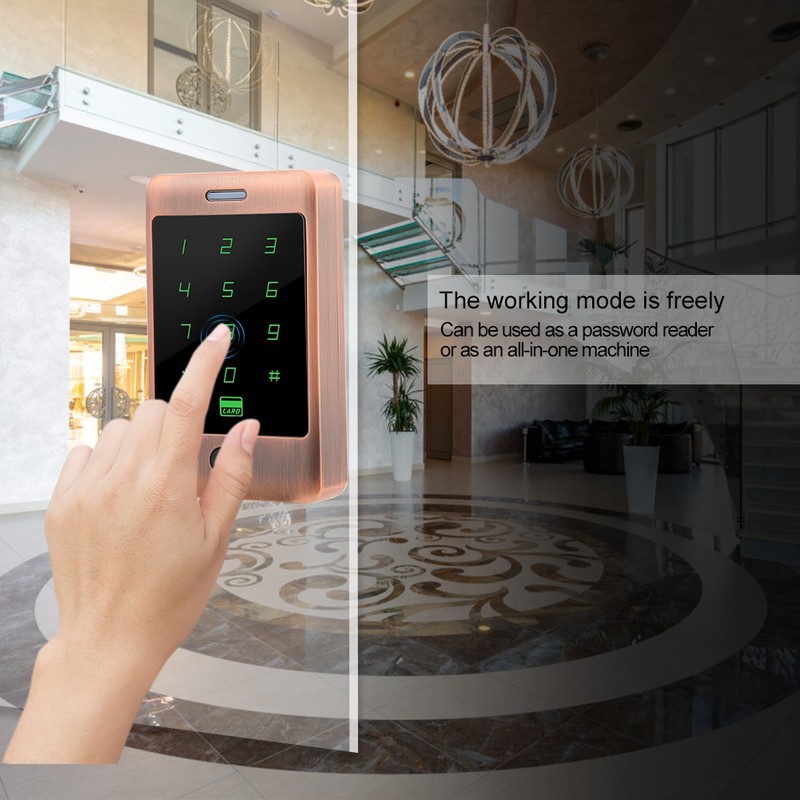 ZKFP300E Metal RFID Access Controller 125KHz Reader Touch Keypad (Normal)