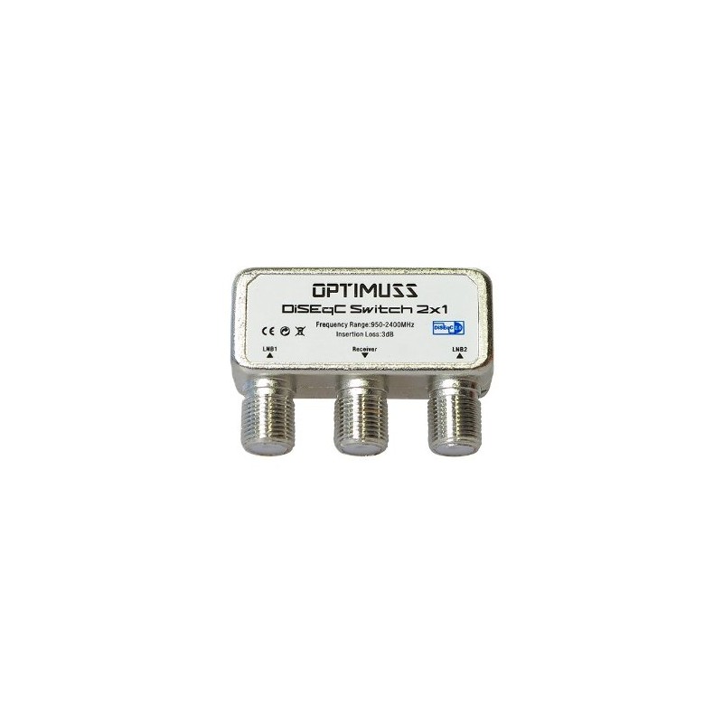 Edision OptimusS DiSEqC Schalter 2/1 DiSEqC 2.0 Satellite Switch, 2