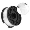 6Pcs Lawn Mower Spool with Cover Replacement Accessories Parts Fit