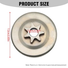 1141 640 3203 325"-7T 1121 640 2001 Clutch and Drum with Oil Pump, Replacement for Stihl MS271 MS291 MS 291 271, Replaces 1121 640 2001