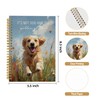 Pugwak Golden Retriever Journal Notebook - Dog Wildflower Floral Notebooks