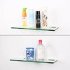 KAFENDA Glass Shelf Brackets Zinc Alloy Glass Clamps for 1/2