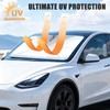 Funnity Car Sun Shade Front Window 140 x 80 cm