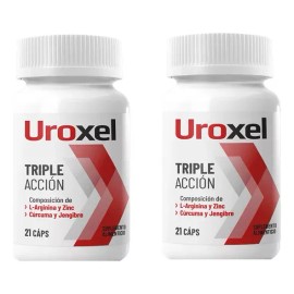 2pack Uroxel L-arginina Apoyo Para Próstata 21caps 2pack Sabor Sin Sabor
