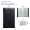 Sooez Leather Professional Business Card Book Holder Organizer, 240 Capacity