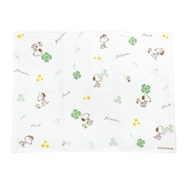 Marimo Craft SPMS-031 Snoopy Placemat, Fortune Clover (W x H x H): 15.4 x 11.4 inches (39 x 29 cm)