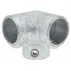 PRO-SAFE Galvanized Structural Pipe Rail Fitting: 90° Side Outlet Elbow