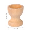 MAGICLULU 15pcs Wooden Egg Cup Holders Easter Egg Holder Unfinished