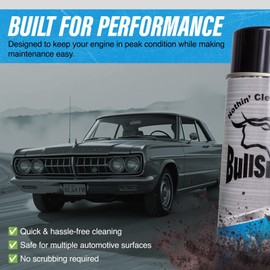 BullSnot! RidABull Engine Degreaser- Premium Cleaner & Degreasing Agent – Heavy Duty Automotive Degreaser for Engine Bay, Car, and Automotive Parts – 16oz Spray