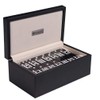 Silverman & Co. Double 9 Large Black Domino Set -