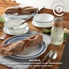 Corelle Vitrelle 18 Piece Glass Dinnerware Sets Service for 6,