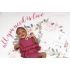 Lulujo Single Cotton Swaddle & Cards - All You Need