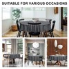DWCN Round Tablecloth Table Cloth Round 120cm Diameter Wipe Clean
