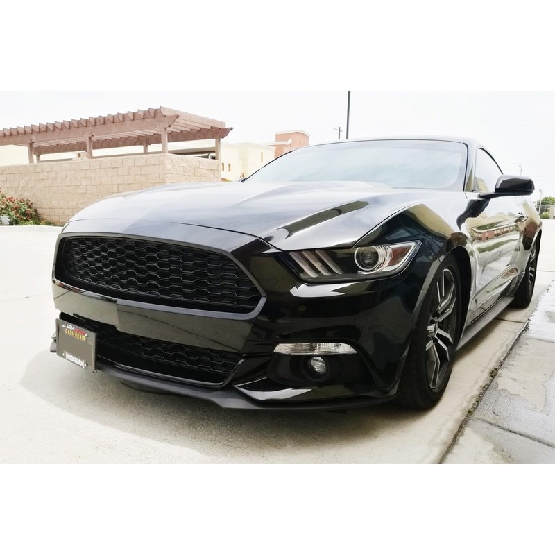 iJDMTOY No-Drill Front License Plate Relocator Bracket Compatible with 2015-2023