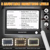 Lupe mit Licht, 3 Modi Lupe zum Lesen 32 LEDs