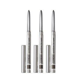 Clinique 3 CLINIQUE QUICKLINER FOR THE EYES  #10 DARK CHOCOLATE  NWOB