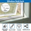 Musiook 4 PCS Window Safety Restrictors, Window Restrictors for UPVC,