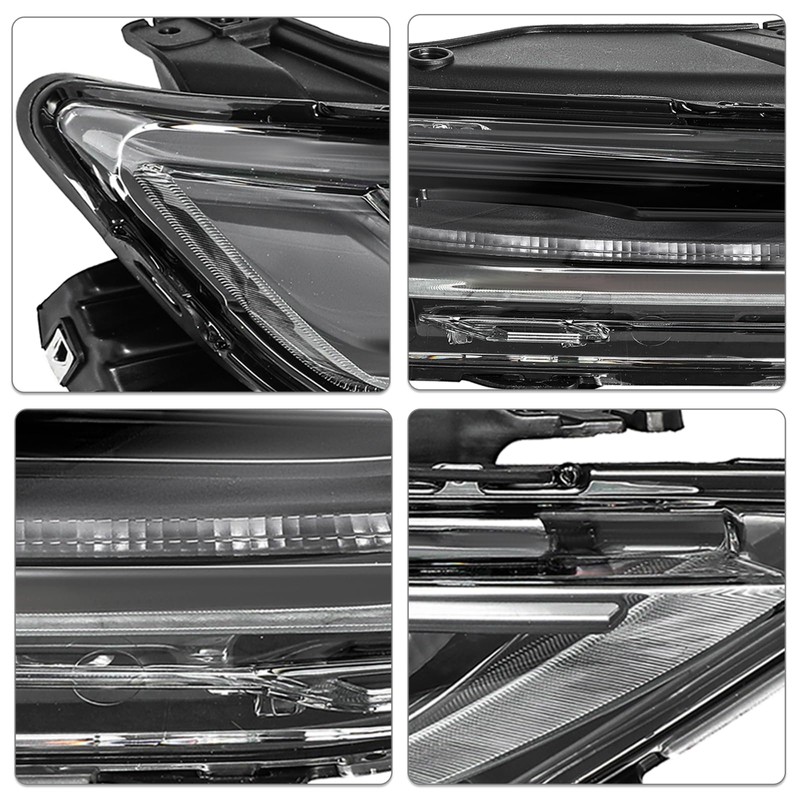 SOCKIR Upper Headlights Assembly Fit for 2019 2020 2021 2022