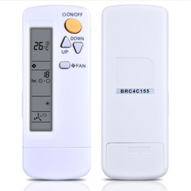 HZIME New BRC4C151 Replacement AC A/C Remote Control Compatible for Daikin Air Conditioner BRC4C151 BRC4C152 BRC4C153 BRC4C156 BRC4C158